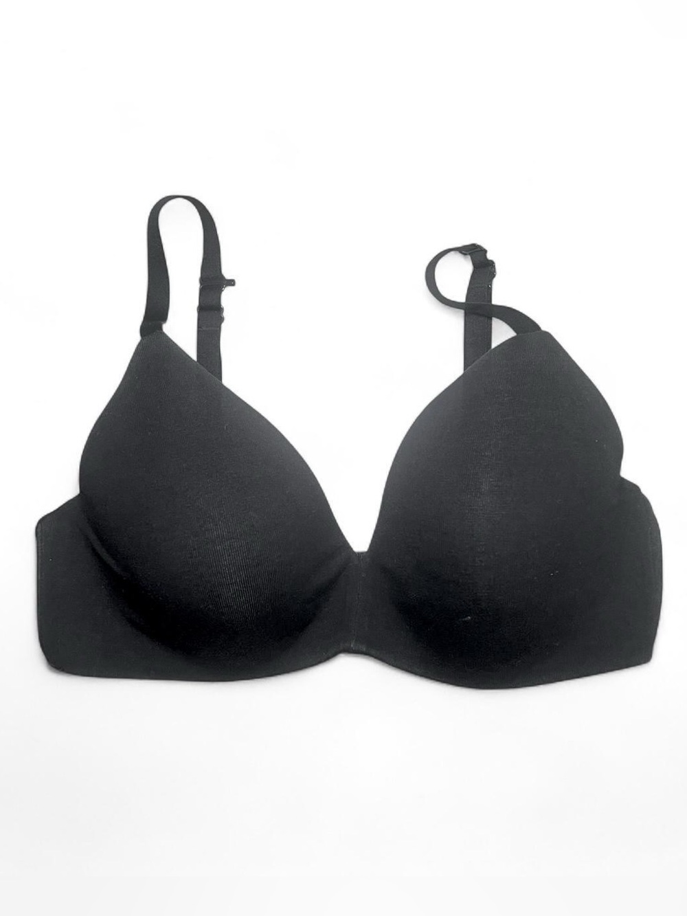 Ambrielle Super Soft Wirefree Full Coverage Bra in Black